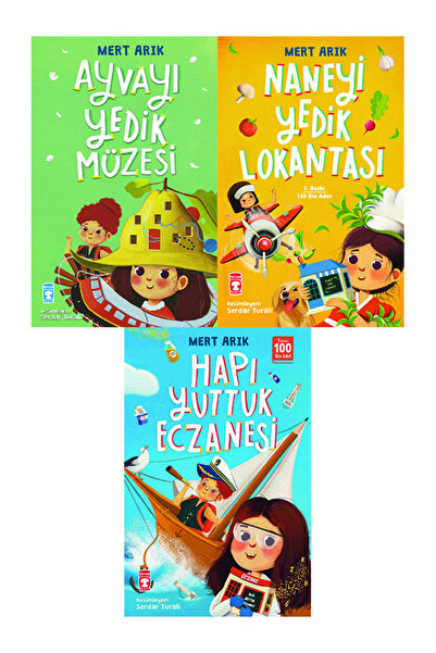 Timaş Çocuk 2.3. Sınıf Okuma Seti 3 Kitap Hapı Yuttuk Eczanesi-Naneyi Yedik L...