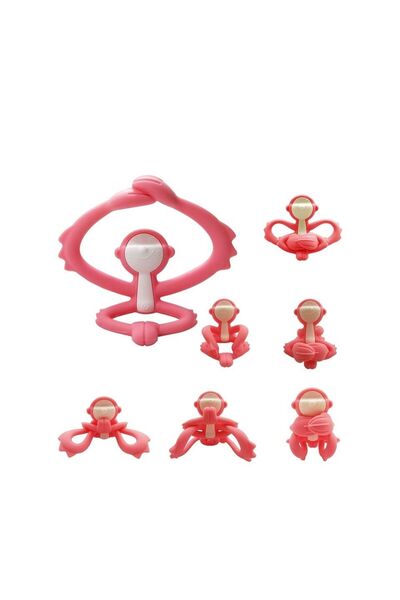 Mombella Silicone Gingival Ring - Old Pink Monkey