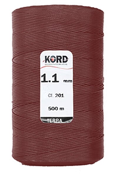 hapshoe Cord Burgundy Color 1.1 mm 500 m Waxed Hand Wrapping and Sewing Thread