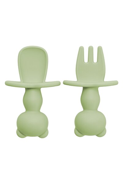 APPEKIDS Set Tacamuri din silicon, AppeKids, The Little Bear - Raw Green