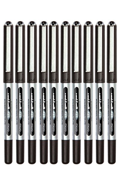 Artlantis Μαύρο στυλό πιλότου 10 τεμαχίων Uniball Eye Micro 0,5 mm Roller Pil...