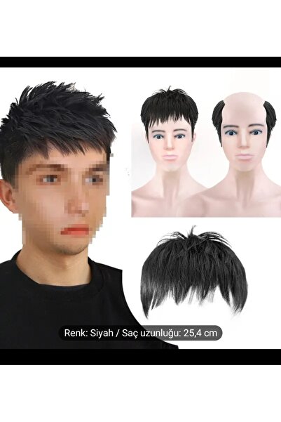 Handmade Ozel tasarim saç erkek saçı tak çık sentetik ısıya dayanıklı