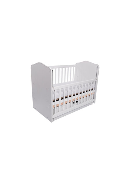 Vessanti Pătuț Como, balansoar glisant - Alb cu Cappuccino