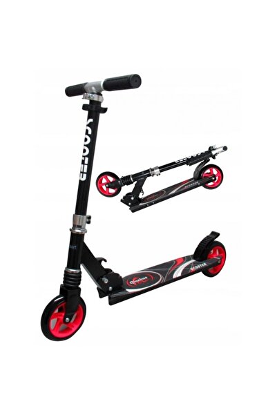 OEM Skládací koloběžka s kolečky 145 mm R-Sport H7 - černá - červená