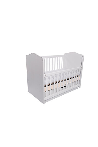 Vessanti Pătuț Como cu balansoar și glisare - alb și bej