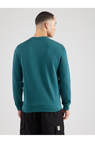 Guess Jeans Pánská benzínová mikina s vyšitým logem Guess jeans