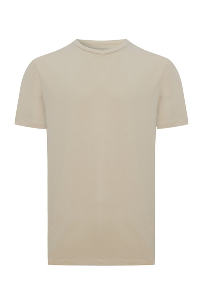 Mudo تي شيرت بأكمام قصيرة ورقبة دائرية