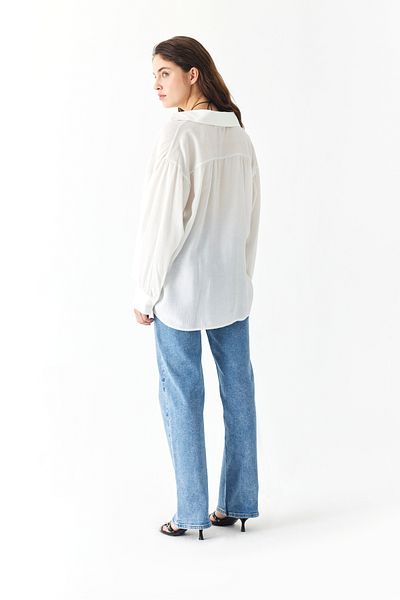 Mudo Oversize Textured Casual Shirt