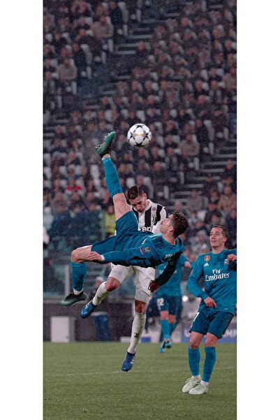 Sticksy Cristiano Ronaldo Poster, Kalın Kağıt - Çerçevesiz Poster - HD Kalite