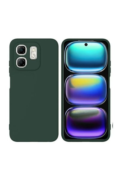 HANPORIUM Infinix Hot 50I Compatible Silicone Case - Flexible Pastel Color Co...