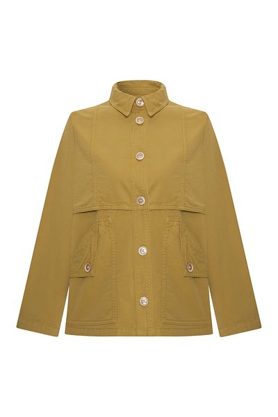 Mudo Big Pocket Buttoned Jacket