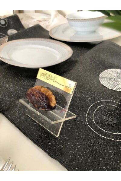 practical house practicalhouse Hurmalık 6 Adet 1. Kalite pleksi Hurma Sunum Stand