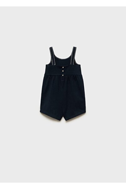 MANGO Baby Straight cut shorts jumpsuit