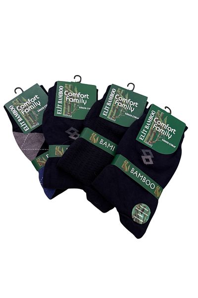 Bamboo Bamboo Socks 12 Pcs Mixed Colors and Styles