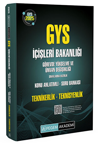 Pegem Akademi Yayıncılık 2025 Içişleri Bakanlığı Ünvan Değişikliği Sınavı Tek...