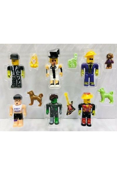 Roblox مجموعة ألعاب شخصيات روبلوكس - 12 قطعة مع الملحقات