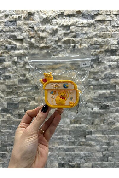 Store Airpods Pro 2 Uyumlu Pooh Görünümlü Silikon Kılıf