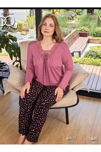 Azra Σετ πιτζάμας plus size