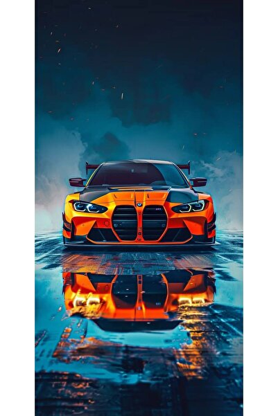 Sticksy BMW Sport Araba Poster Çerçevesiz Duvar Posteri