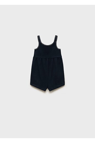 MANGO Baby Straight cut shorts jumpsuit