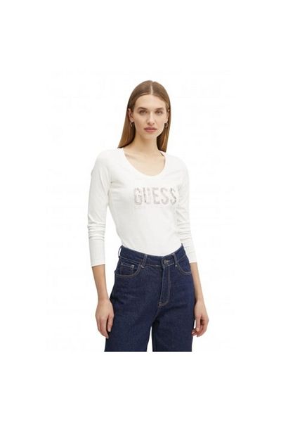 Guess Jeans Tricou alb dama Python Blugi Guess