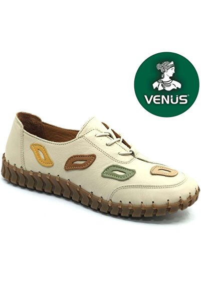 Venüs Pulsar Hakiki Deri Ortopedik Kadın Casual Ayakkabı BEJ
