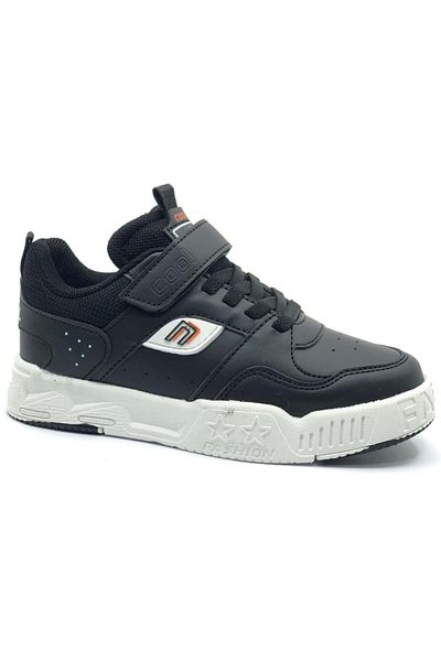 KCMN Cool Prax Sneaker Talpă Ortopedică Pantofi Sport Unisex Copii NEGRU-ALB