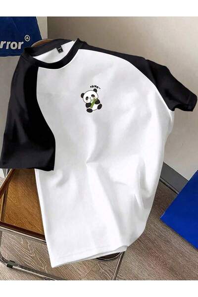 Vordevia Βαμβακερό μπλουζάκι με στάμπα Oversize Raglan Sleeve