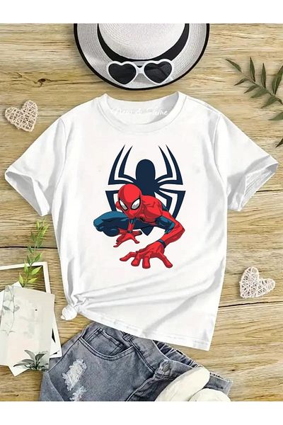 New Shine ΠΑΙΔΙΚΟ T-SHIRT OVERSIZED ΜΕ ΕΜΒΛΗΜΑ SPIDERMAN PRINTED