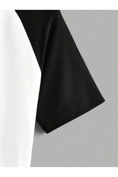 Vordevia Βαμβακερό μπλουζάκι με στάμπα Oversize Raglan Sleeve