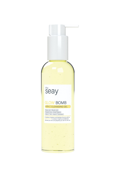 the seay جل التنظيف متعدد فيتامين C من جلو بومب |   تفتيح وتفتيح وتنقية وتنظيف