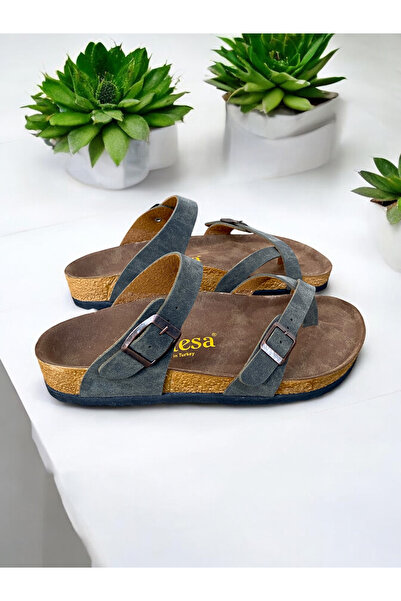 Dilesa Smoked Suede Anatomical Sole Flip Flops Women's Slippers