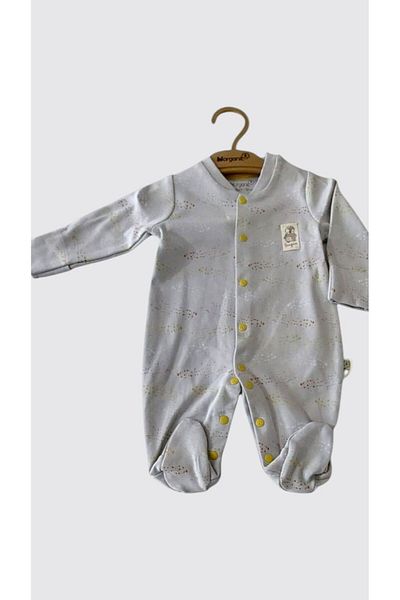 Biorganic Bioorganic Save the Seahorse Newborn Jumpsuit
