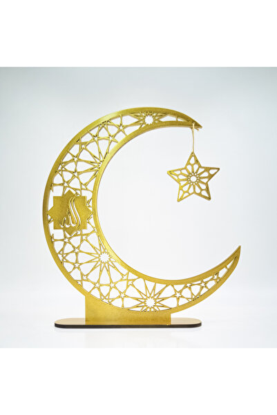 MEFATASARIM HİLAL YILDIZ  DEKORU, İSLAMİ DEKOR, TÜRK MOTİFLİ SANAT, RAMAZAN D...