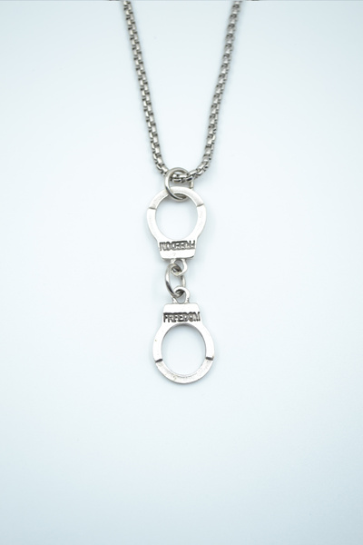 Bu Farklı Kelepçe Gümüş Kaplama Örme Zincir Kolye