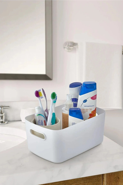 CocoVia 3 Stylish 3.5 Liter In-Cabinet Refrigerator - Bathroom and Basket Organizer