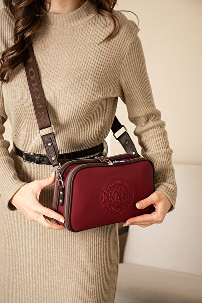 Just Polo JP Women's New Season 3 Compartment Luxury Soft Leather Adjustable ...