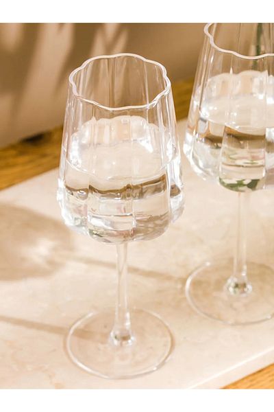 LC Waikiki Lcw Colorless Glass Footed Water Glass Set of 2 330 ml