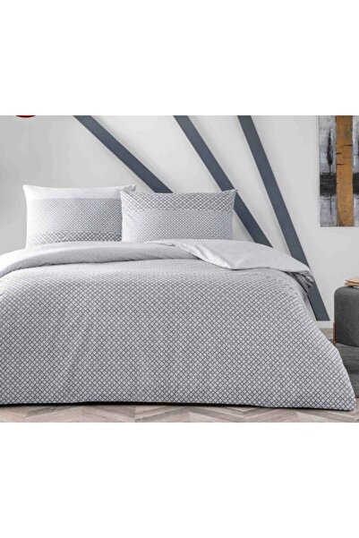 EvTech & Home Double Ranforce Duvet Cover Set Garth Anthracite