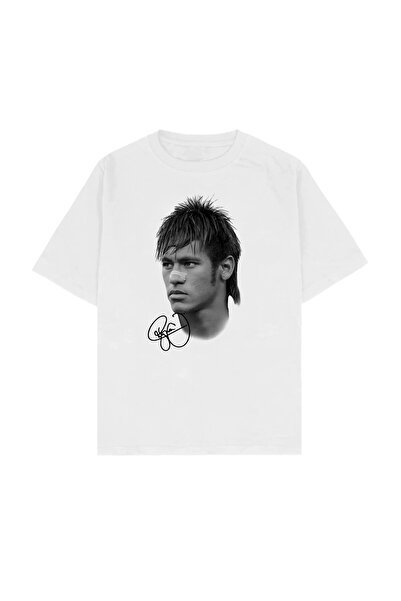 SVART WEAR JR NEYMAR Υπογραμμισμένο μπλουζάκι Unisex με στάμπα Oversize