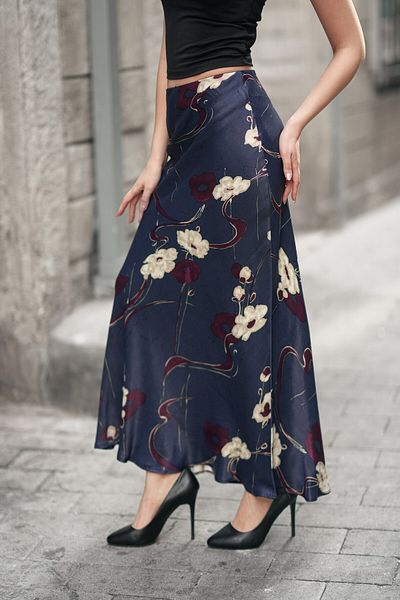winmoda ΣΑΤΕΝ ΦΟΥΣΤΑ ΜΑΞΙ ΜΕΓΕΘΟΣ 100 CM ΜΗΚΟΣ