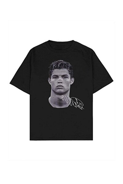 SVART WEAR Μπλουζάκι Unisex με στάμπα Cristiano CR7 Signature
