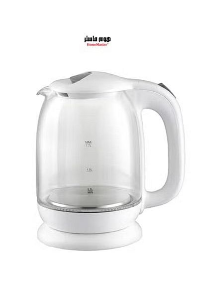 HOME MASTER Home Master 1800ml Cordless Electric Glass Kettle White