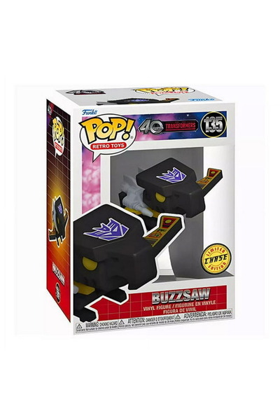 Funko POP! Retro Toys - Transformers Buzzsaw Chase Figure #135 Figür