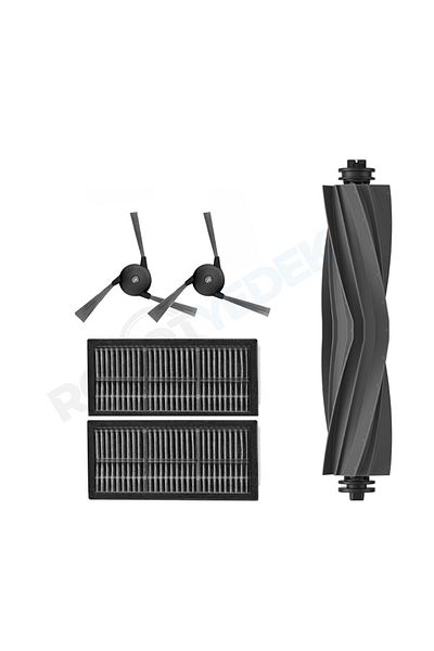robotyedek Dreame X40 Ultra L40 Ultra متوافق مع فرشاة مطاطية خالية من الممسحة Hepa Filter Set-5 قطع