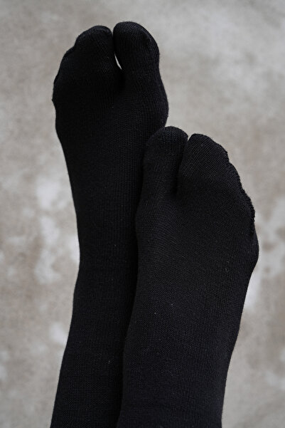 TÜMHAN laCOTON جوارب نسائية بتصميم تابي بفتحة واحدة للأصابع (36-40)