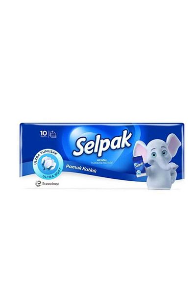 Selpak 10 Pocket Handkerchiefs - 2 Pack
