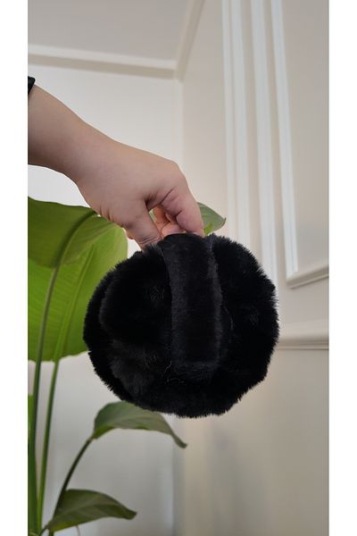 Selen Aksesuar Cold Protective Soft Plush Foldable Ear Protector Earphones