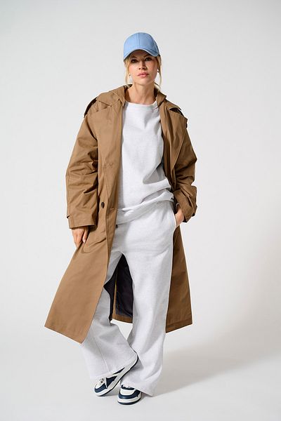 ONLY Βαμβακερή καμπαρντίνα με πόρτα Reguler Fit 15335060