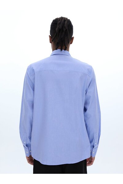 Ltb Dokulu Mavi Gömlek